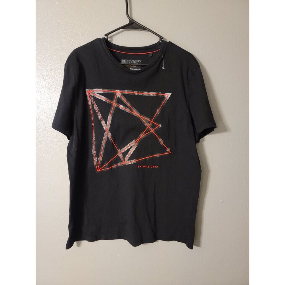Angelo Litrico Urbndist Black Graphic T Shirt Size L